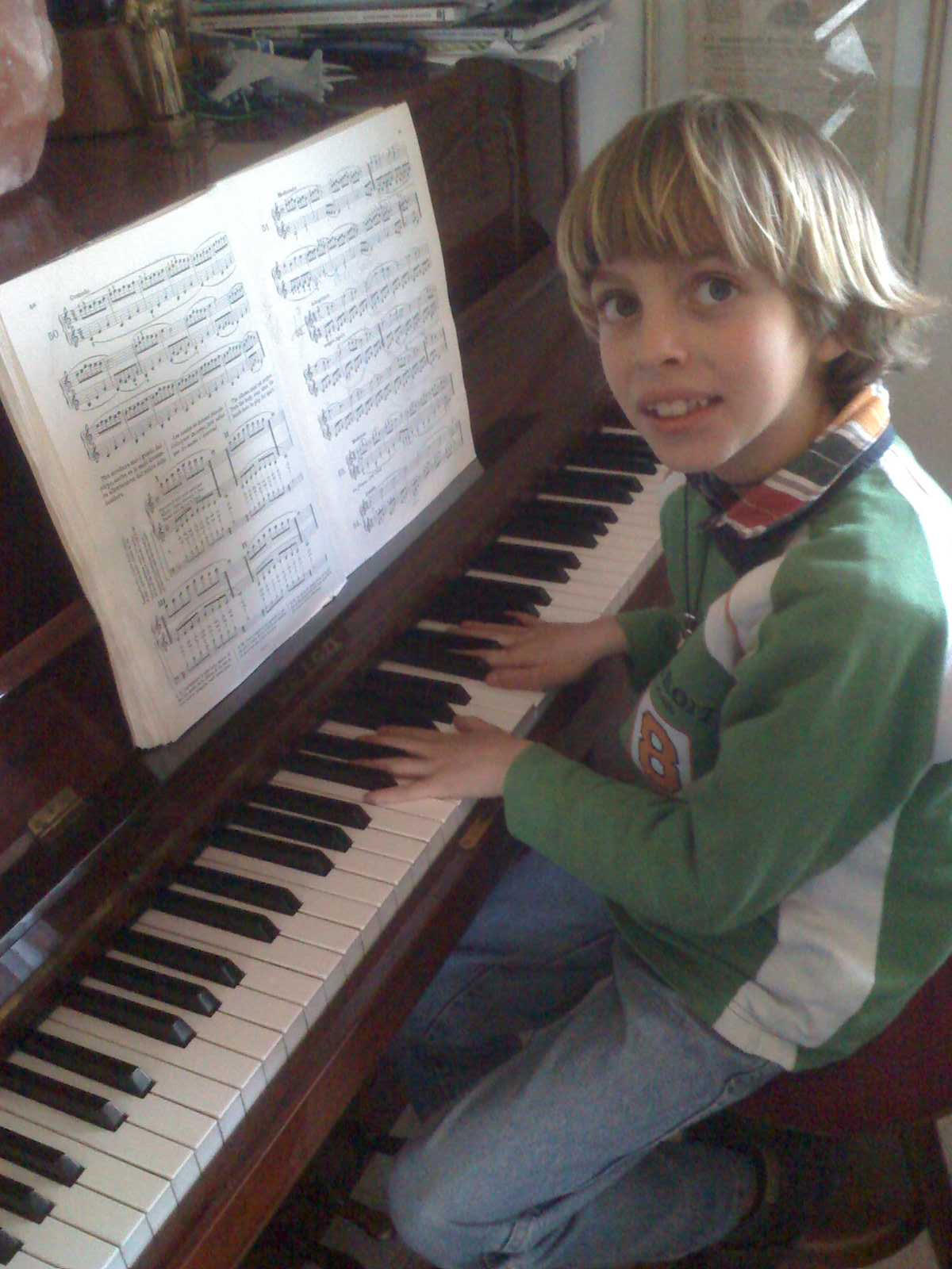 Me playing piano (8 yo)